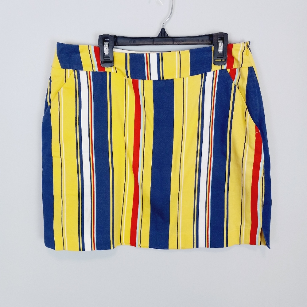 Loudmouth Vertical Striped Skort Size 6